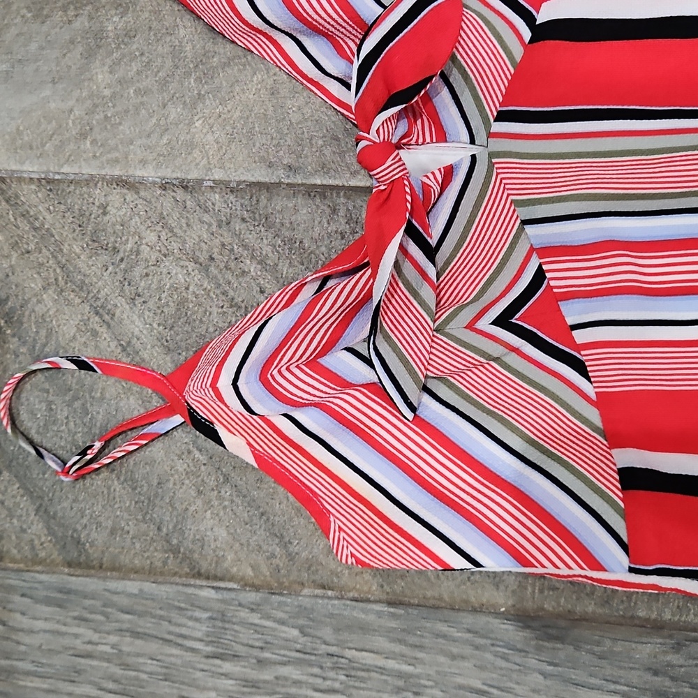 Striped Mini Dress - Size Small